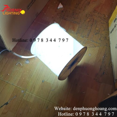 Dây Led Ống Tròn 360 Độ Chống Nước 100 Mét - Ánh Sáng Trắng