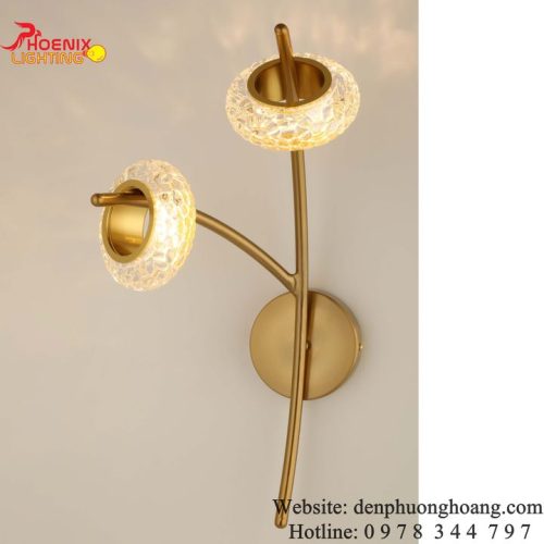 Đèn Tường Hiện Đại Kiểu Dáng Bông Hoa Pha Lê VK108 h2