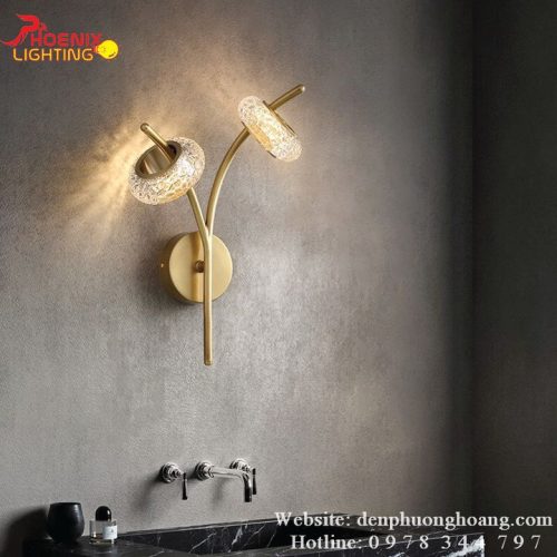 Đèn Tường Hiện Đại Kiểu Dáng Bông Hoa Pha Lê VK108 h4