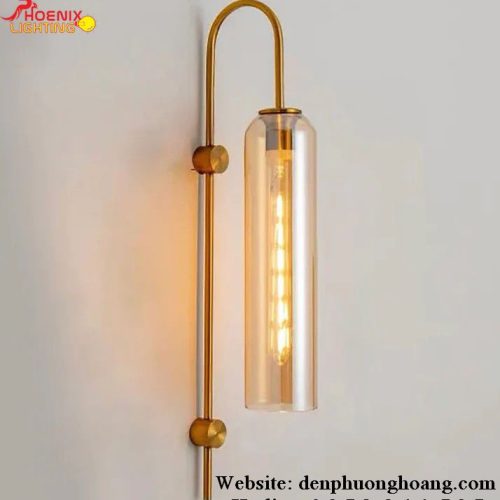 Đèn Tường Thủy Tinh Cao Cấp Hổ Phách