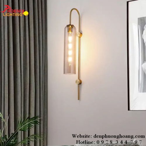 Đèn Tường Thủy Tinh Cao Cấp W2201 Màu Khói h3