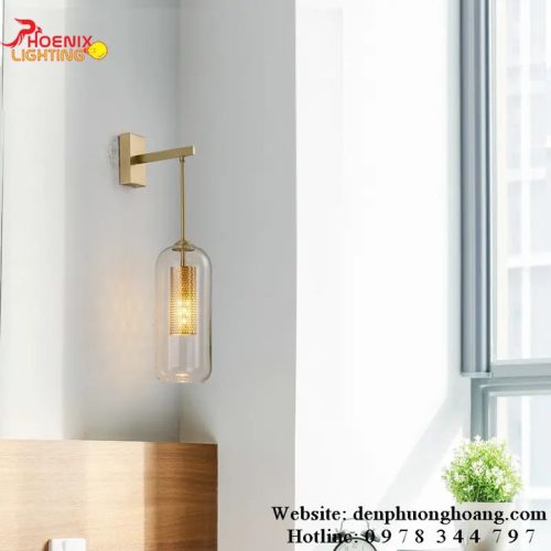 Đèn Tường Thủy Tinh Tổ Ong Gắn Thả Phòng Ngủ Phòng Khách Trang Trí