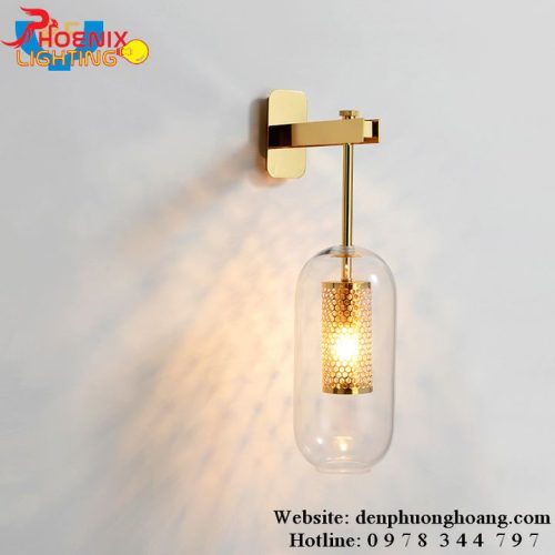 Đèn Tường Thủy Tinh Tổ Ong Gắn Thả Trang Trí Phòng Ngủ Phòng Khách