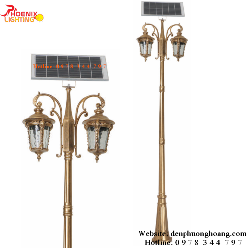 Cột đèn sân vườn năng lượng mặt trời cột đèn cảnh quan PH151