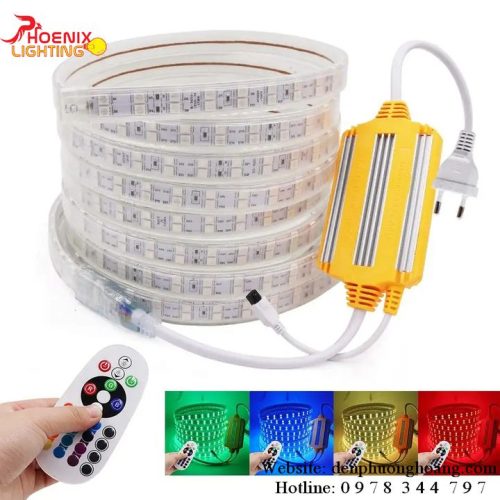 Nguồn dây led 5050 RGB điều khiển từ xa