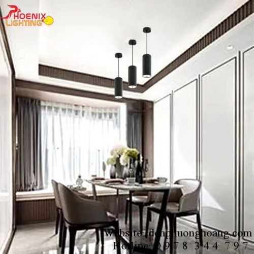 Đèn thả ống bàn ăn hiện đại