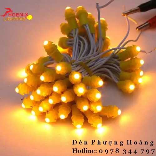 Đèn LED Dây Cuốn Cây Thả Ngoài Trời Chống Nước Led Đúc F5 12V