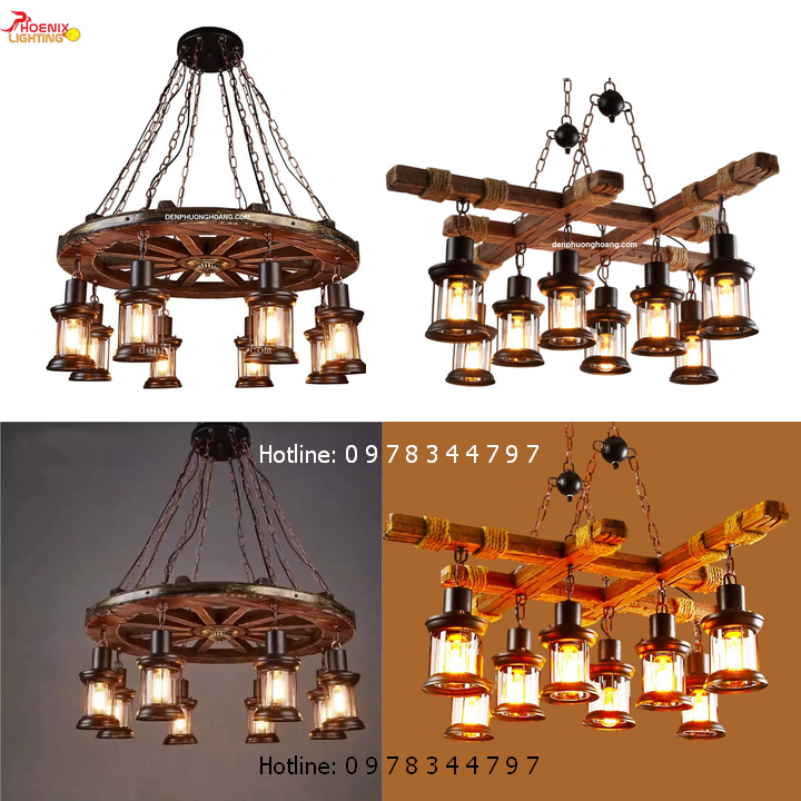 Cung cấp các loại đèn trang trí nhà gỗ & hầm rượu