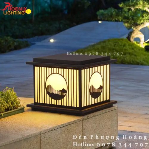 Đèn Cột Cổng Năng Lượng Mặt Trời Kiểu Dáng Hiện Đại PHTB25