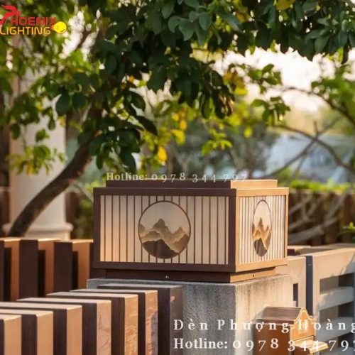 Đèn Cột Cổng Năng Lượng Mặt Trời Kiểu Dáng Hiện Đại PHTB30