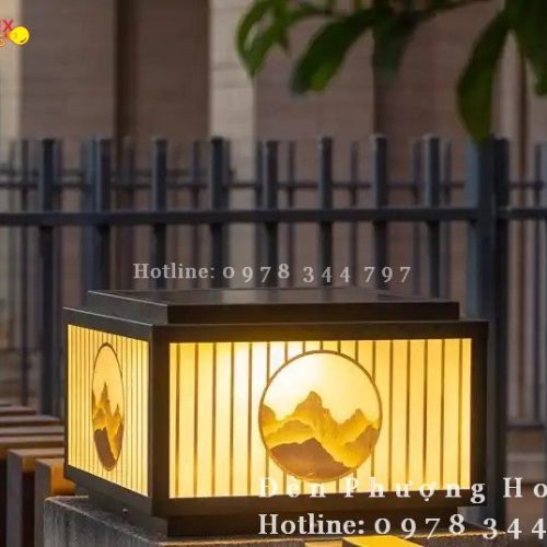 Đèn Cột Cổng Năng Lượng Mặt Trời Kiểu Dáng Hiện Đại PHTB30