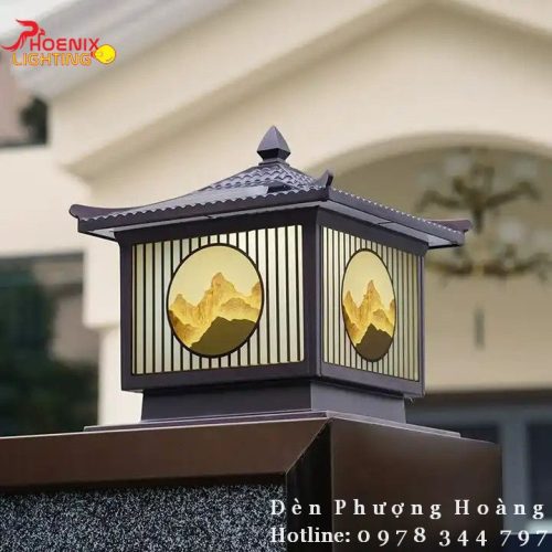 Đèn Trụ Cổng Năng Lượng Mặt Trời PHTC25