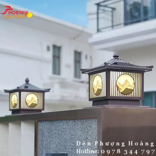 Đèn Trụ Cổng Năng Lượng Mặt Trời PHTC25