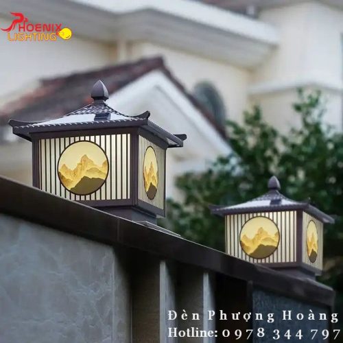Đèn Trụ Cổng Năng Lượng Mặt Trời PHTC25
