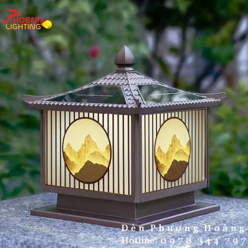 Đèn Trụ Cổng Năng Lượng Mặt Trời PHTC25