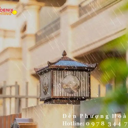 Đèn Trụ Cổng Năng Lượng Mặt Trời PHTC25