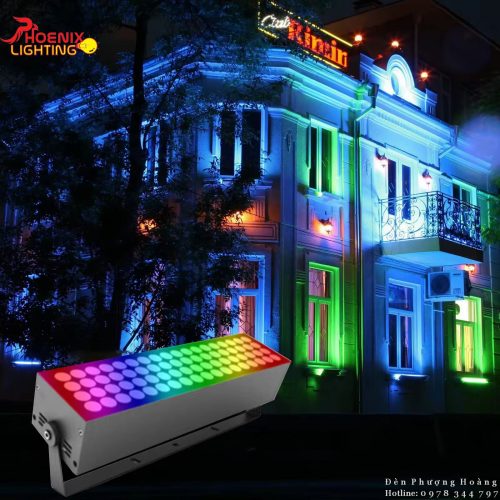 Đèn Chiếu Hắt Mặt Tiền Tòa Nhà Công Suất 200W Cao Cấp Chống Nước IP66