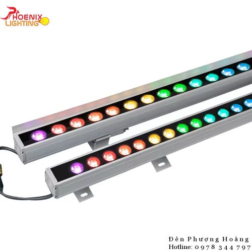 Đèn Thanh Led Hắt Sáng Tường Tòa Nhà Công Trình Ngoài Trời 36W