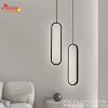 Đèn thả đầu giường hình Oval Led ánh sáng vàng PHT219