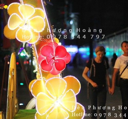 Đèn Hoa Mai Trang Trí Công Viên Ánh Sáng Phố Đi Bộ