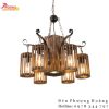 Đèn Chùm Gỗ Retro Light Trang Trí Nhà Gỗ PHDC01