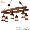Đèn Decor Chùm Gỗ Trang Trí Bàn Ăn Phong Cách Retro Light PHDC68