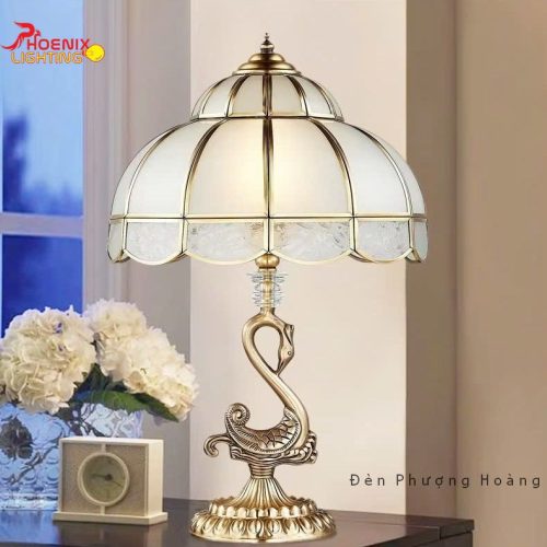 Đèn Bàn Đồng Cao Cấp Để Bàn Phòng Ngủ VIP LUXURY ĐB-5035