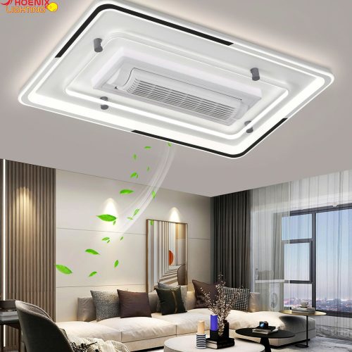 Đèn Quạt Trần Ốp Phòng Khách Hiện Đại PHQO377