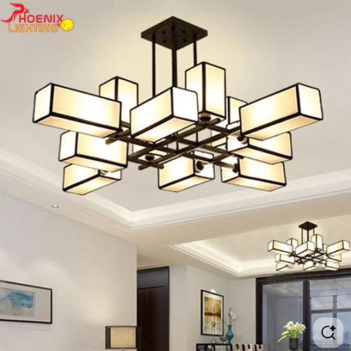 Đèn Chùm Hộp Vuông Độc Đáo Phong Cách Indochine TTK300