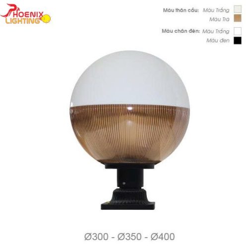 Đèn trụ cầu trang trí cột cổng rào ngoài trời PHACM03