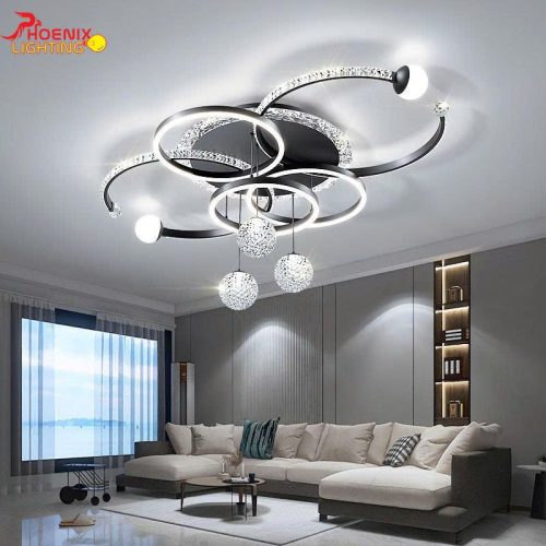 Đèn Áp Trần: Mẫu đèn thả ốp trần kiểu dáng sang trọng PHO1088D