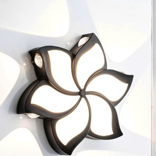 Đèn hắt tường hình bông hoa xinh xắn VNT237