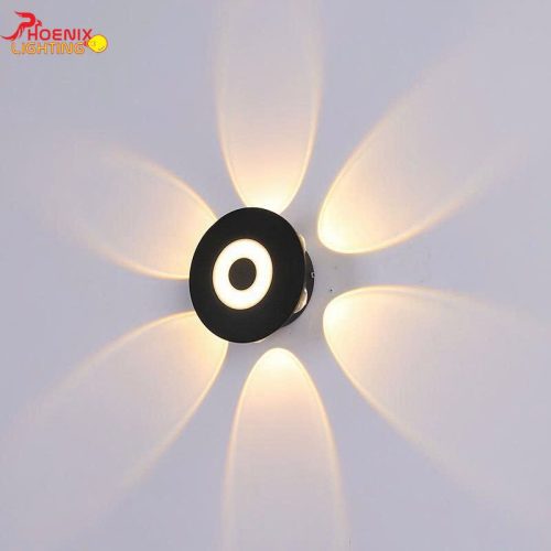 Đèn hắt tường hình tròn 6 cánh LED